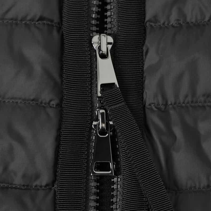 MONCLER MONCLER＜モンクレール＞ ハイブリッド ジップアップカーディガン BLACK