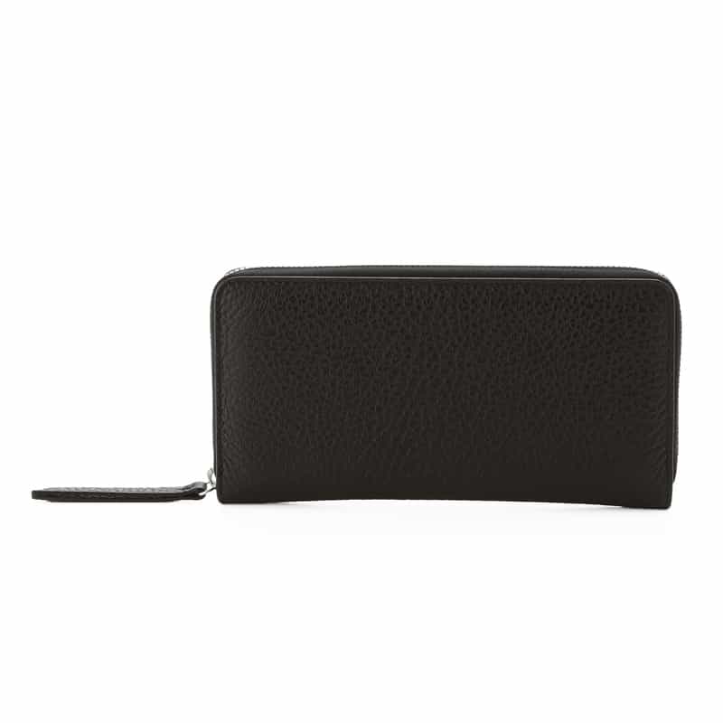 MAISON MARGIELA MAISON MARGIELA＜メゾンマルジェラ＞ ラウンドジップロングウォレット BLACK
