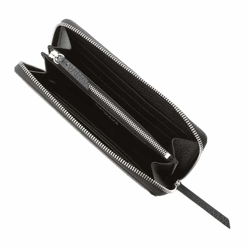 MAISON MARGIELA MAISON MARGIELA＜メゾンマルジェラ＞ ラウンドジップロングウォレット BLACK