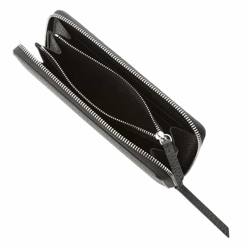MAISON MARGIELA MAISON MARGIELA＜メゾンマルジェラ＞ ラウンドジップロングウォレット BLACK