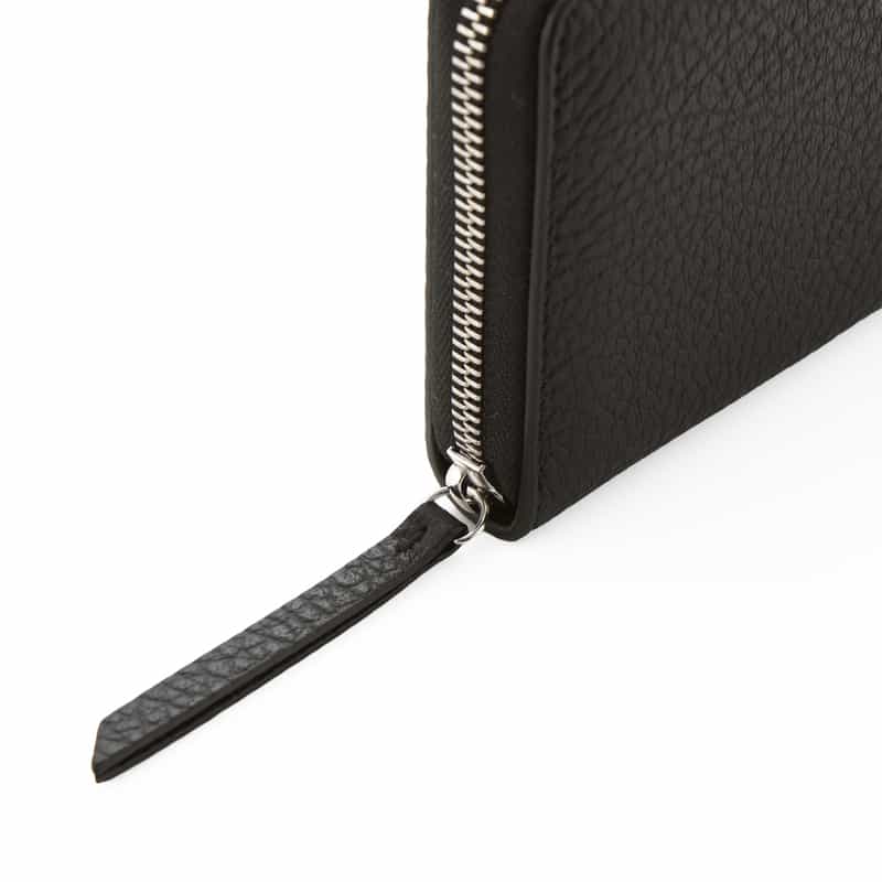 MAISON MARGIELA MAISON MARGIELA＜メゾンマルジェラ＞ ラウンドジップロングウォレット BLACK