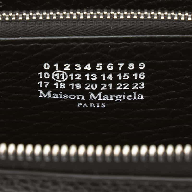 MAISON MARGIELA MAISON MARGIELA＜メゾンマルジェラ＞ ラウンドジップロングウォレット BLACK