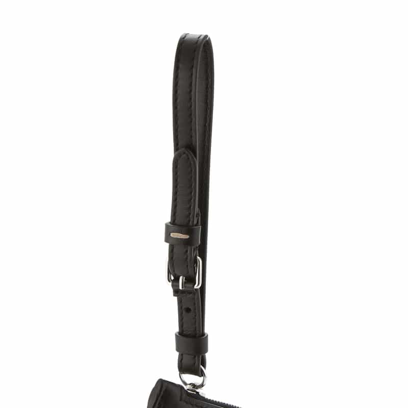 MAISON MARGIELA MAISON MARGIELA＜メゾンマルジェラ＞ ストラップ付きレザーポーチ BLACK