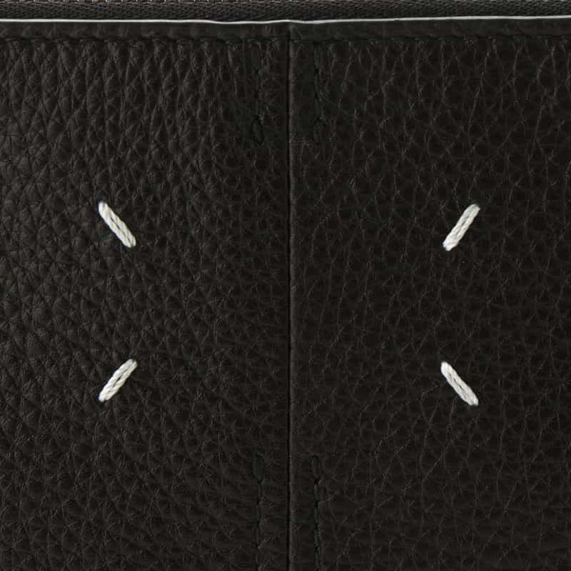 MAISON MARGIELA MAISON MARGIELA＜メゾンマルジェラ＞ ストラップ付きレザーポーチ BLACK