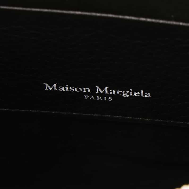 MAISON MARGIELA MAISON MARGIELA＜メゾンマルジェラ＞ ストラップ付きレザーポーチ BLACK