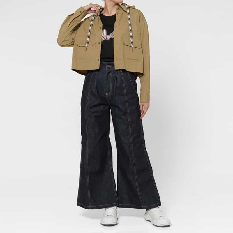 MONCLER MONCLER ＜モンクレール＞ ドローストリングフード付きシャツブルゾン BEIGE