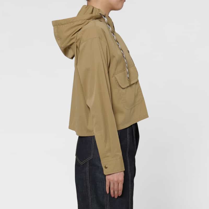 MONCLER MONCLER ＜モンクレール＞ ドローストリングフード付きシャツブルゾン BEIGE