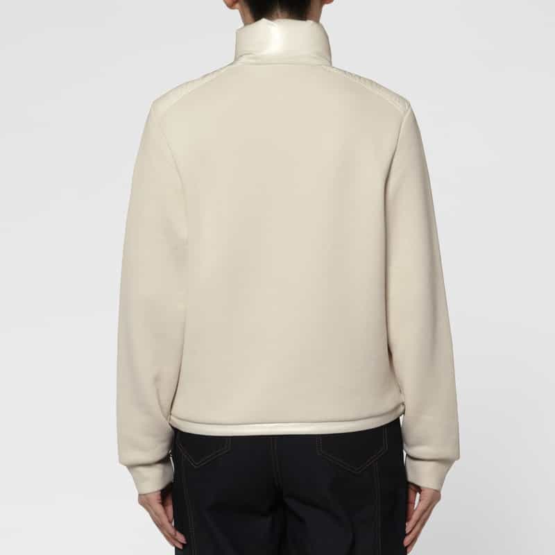 MONCLER MONCLER＜モンクレール＞ ハイブリッド ジップアップカーディガン WHITE