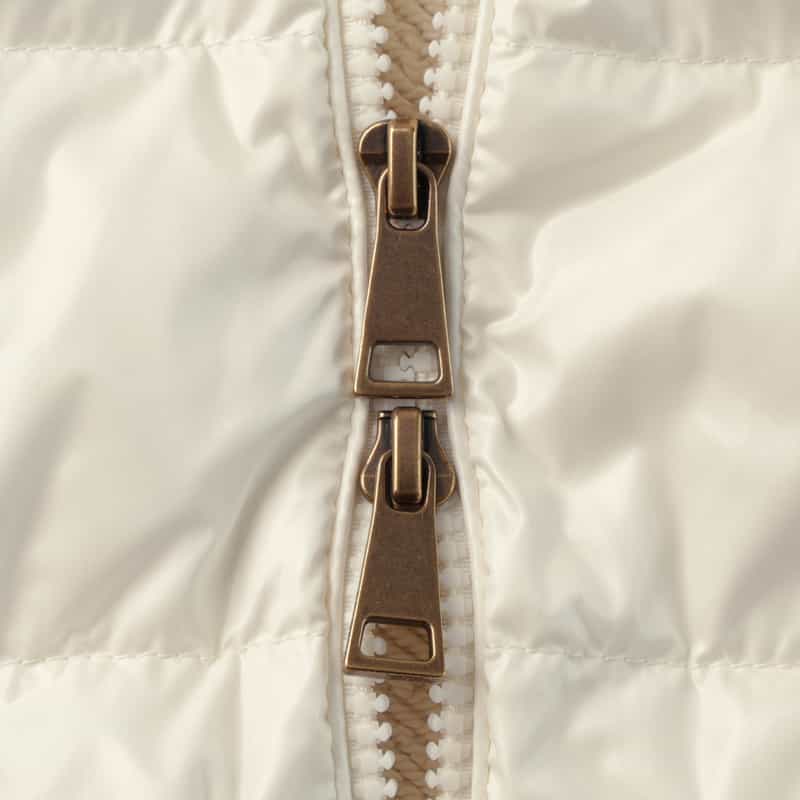 MONCLER MONCLER＜モンクレール＞ ハイブリッド ジップアップカーディガン WHITE