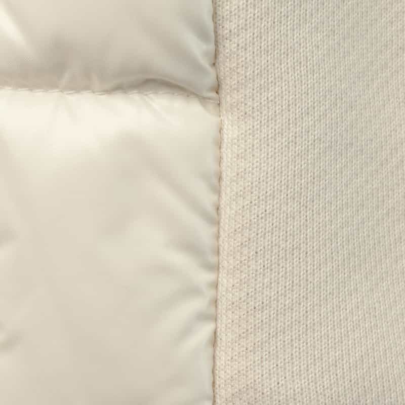 MONCLER MONCLER＜モンクレール＞ ハイブリッド ジップアップカーディガン WHITE