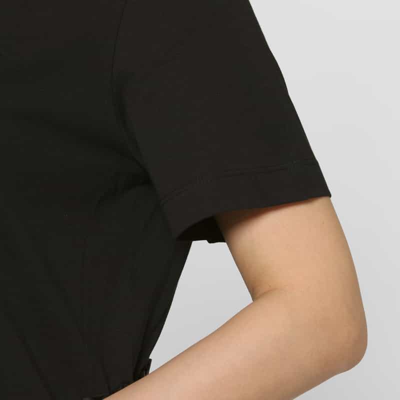 MONCLER MONCLER＜モンクレール＞ バッグラッフルデザイン 切替カットソー BLACK