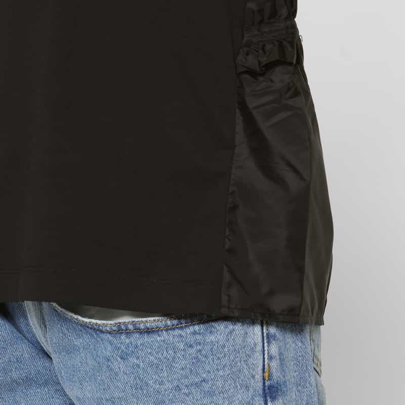 MONCLER MONCLER＜モンクレール＞ バッグラッフルデザイン 切替カットソー BLACK
