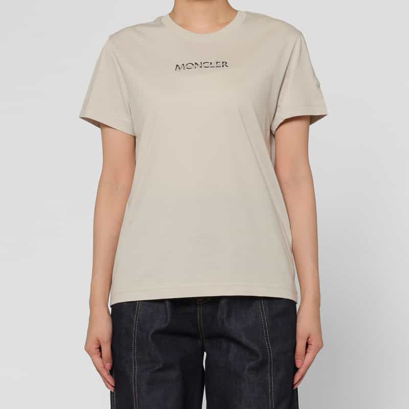 MONCLER MONCLER＜モンクレール＞ エンブロイダリーTシャツ WHITE