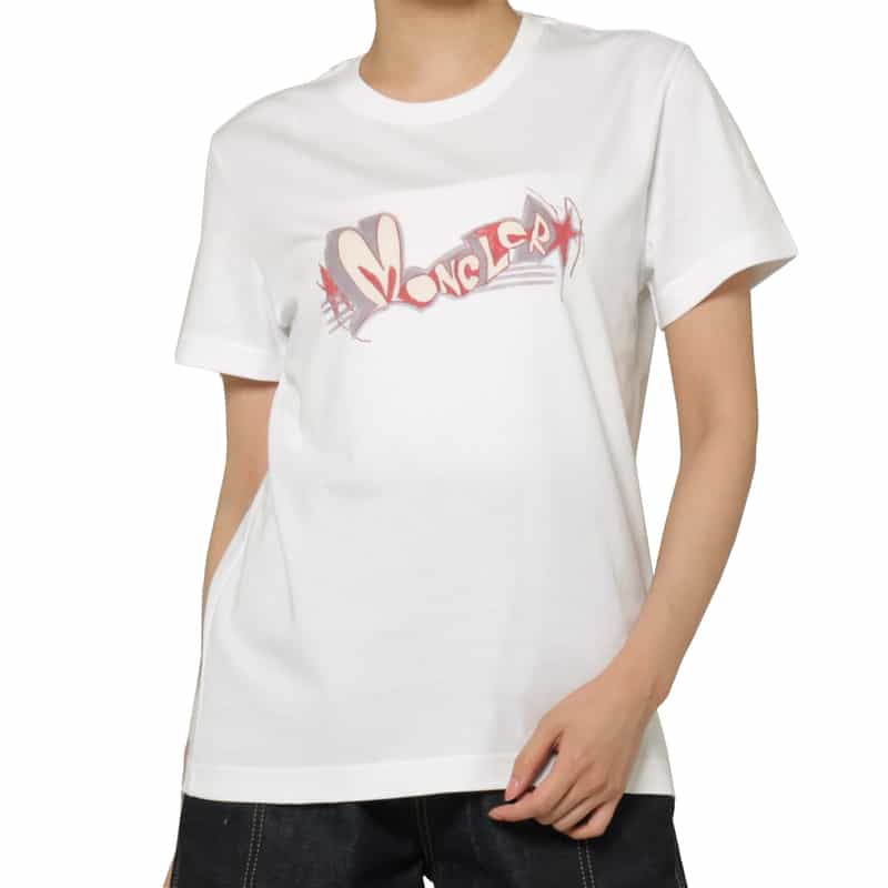 MONCLER MONCLER ＜モンクレール＞ ロゴプリントTシャツ WHITE