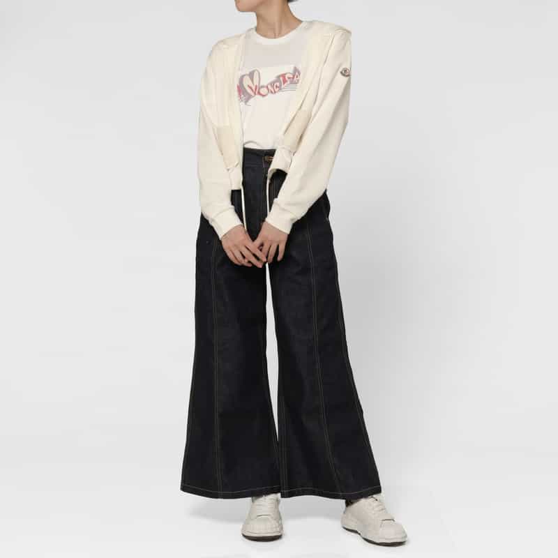 MONCLER MONCLER ＜モンクレール＞ ジップアップスウェットパーカー WHITE