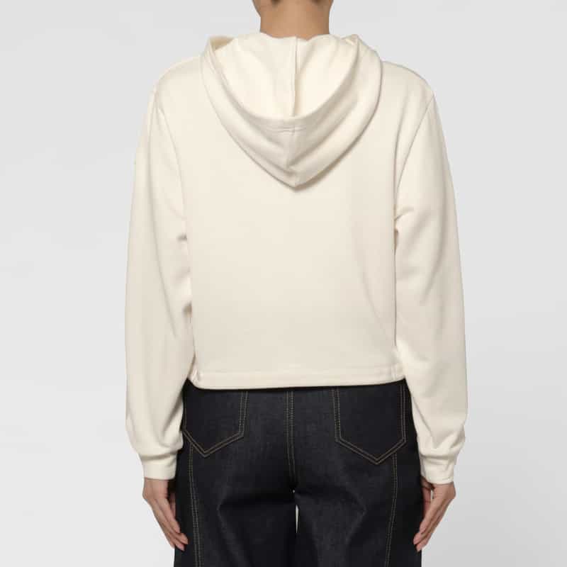 MONCLER MONCLER ＜モンクレール＞ ジップアップスウェットパーカー WHITE