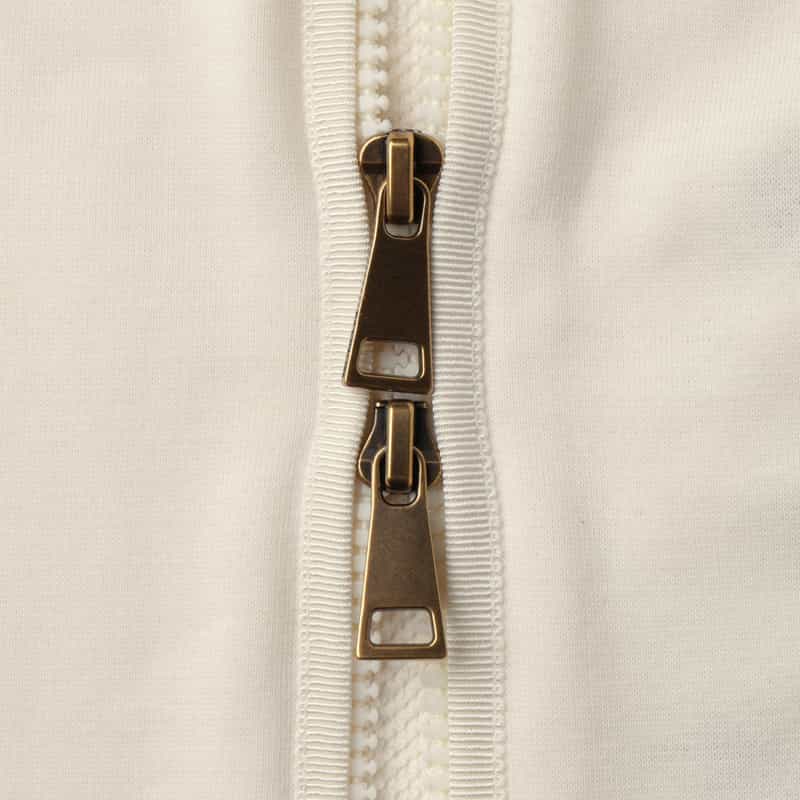 MONCLER MONCLER ＜モンクレール＞ ジップアップスウェットパーカー WHITE