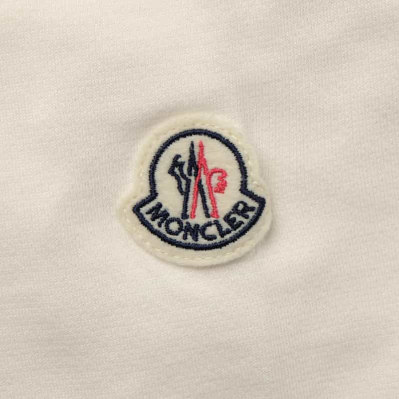 MONCLER MONCLER ＜モンクレール＞ ジップアップスウェットパーカー WHITE