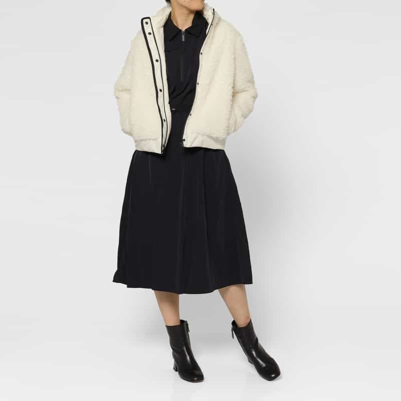 MONCLER MONCLER＜モンクレール＞ フリース ボタンダウンジャケット WHITE