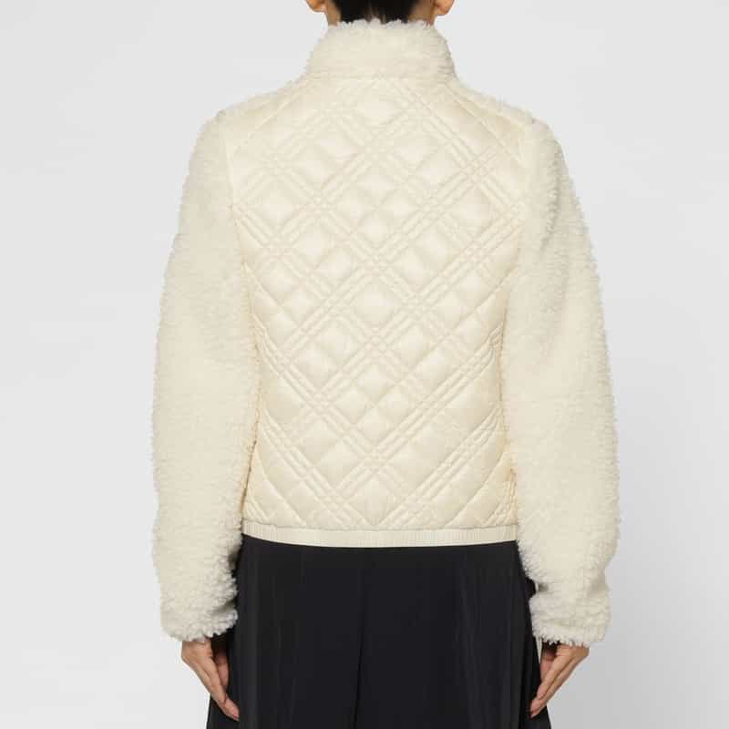 MONCLER MONCLER＜モンクレール＞ フリース ボタンダウンジャケット WHITE