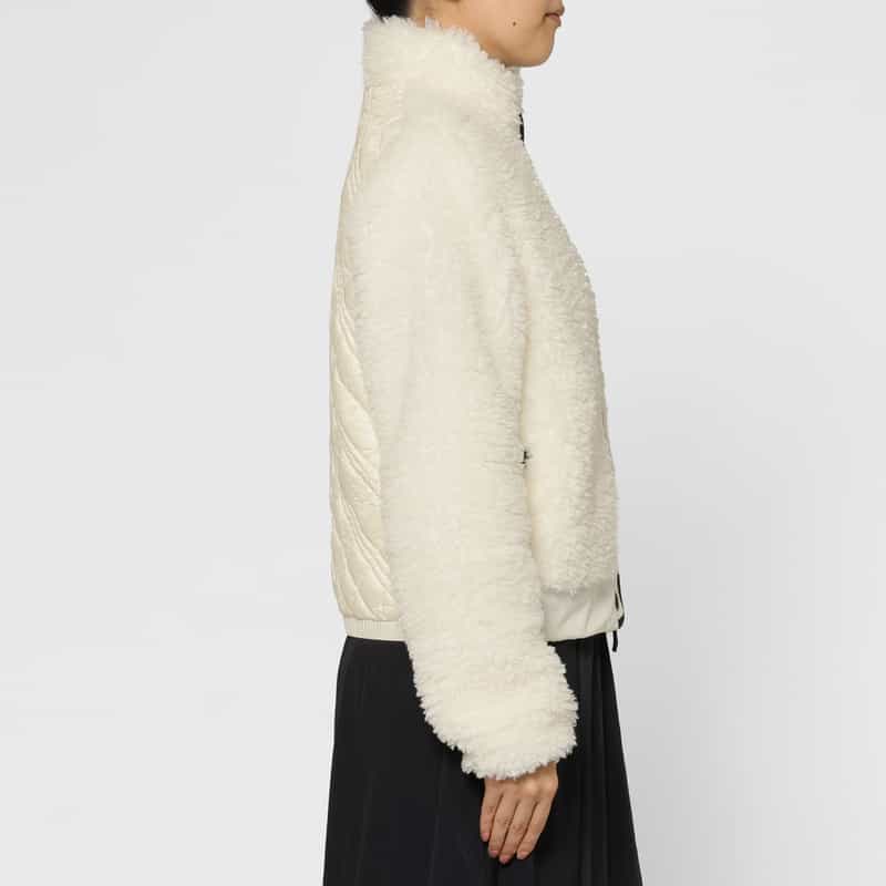 MONCLER MONCLER＜モンクレール＞ フリース ボタンダウンジャケット WHITE