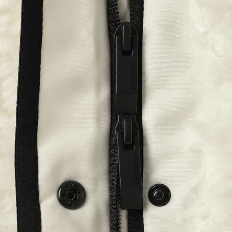 MONCLER MONCLER＜モンクレール＞ フリース ボタンダウンジャケット WHITE