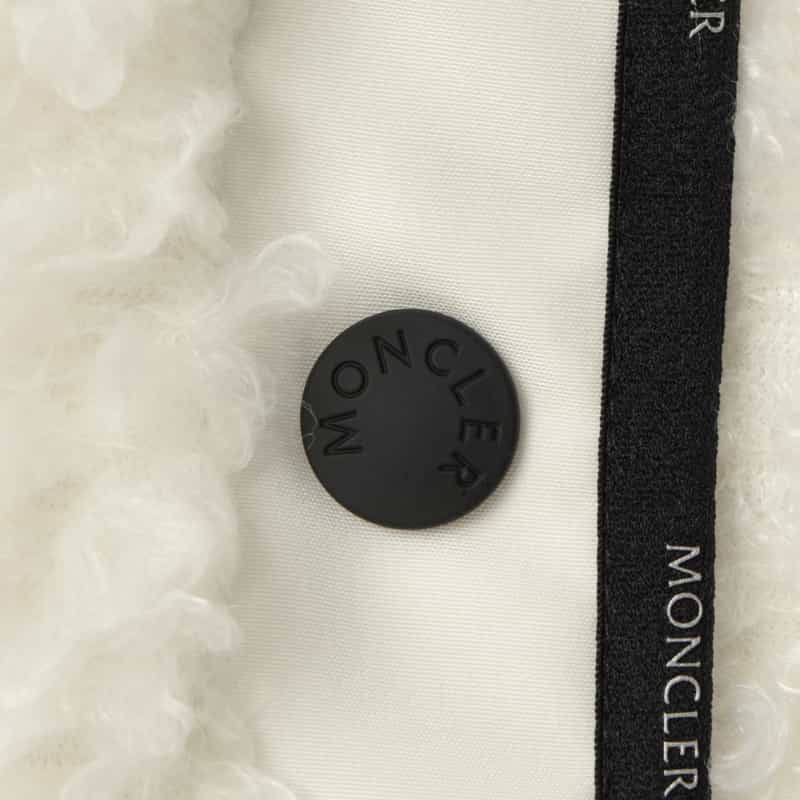 MONCLER MONCLER＜モンクレール＞ フリース ボタンダウンジャケット WHITE