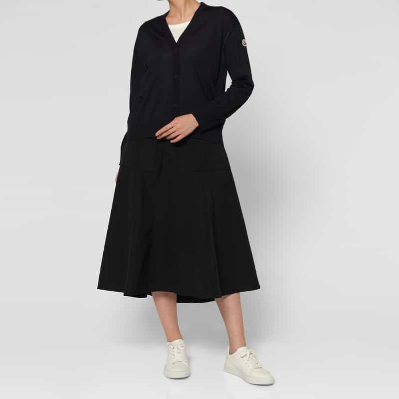 MONCLER MONCLER＜モンクレール＞ Vネック ニットカーディガン NAVY