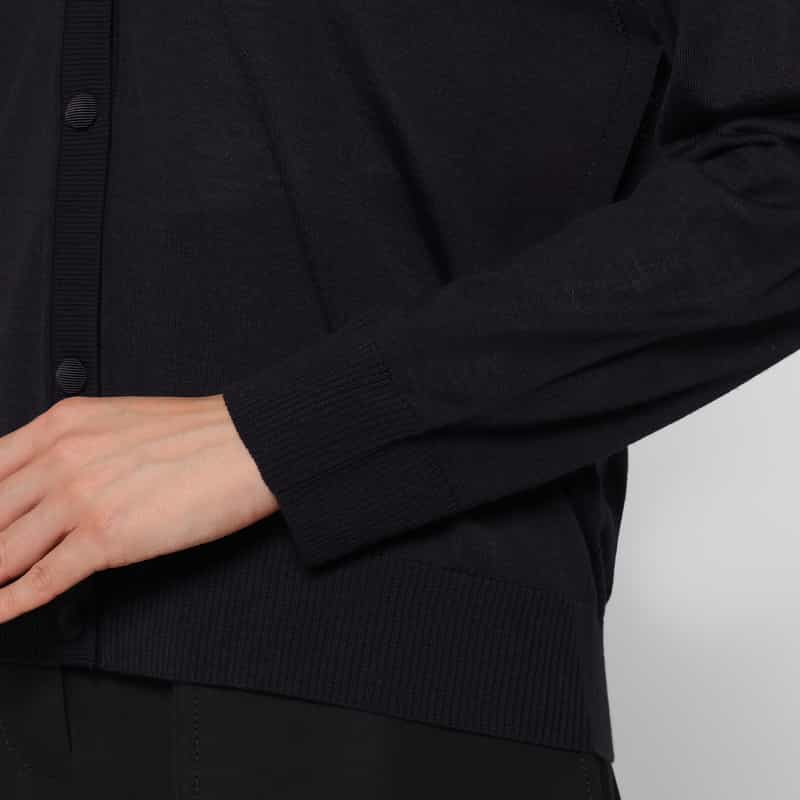 MONCLER MONCLER＜モンクレール＞ Vネック ニットカーディガン NAVY