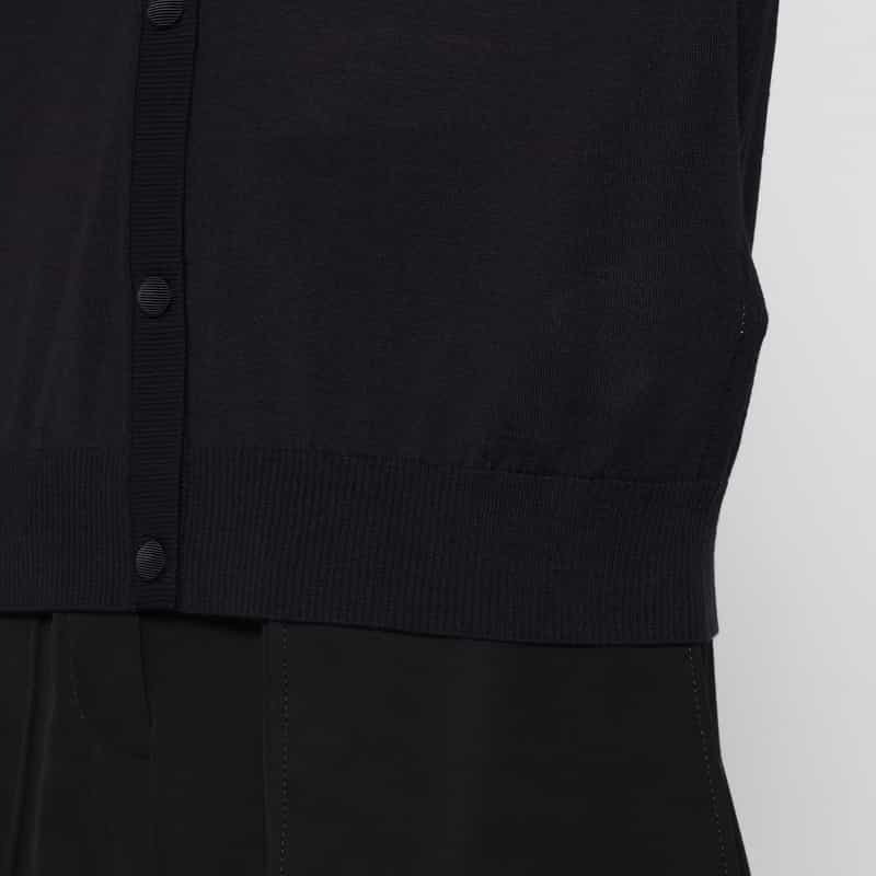MONCLER MONCLER＜モンクレール＞ Vネック ニットカーディガン NAVY