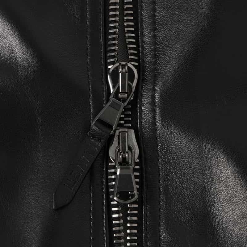 EMMETI EMMETI＜エンメティ＞ ジップアップレザージャケット“GIACOMO" BLACK