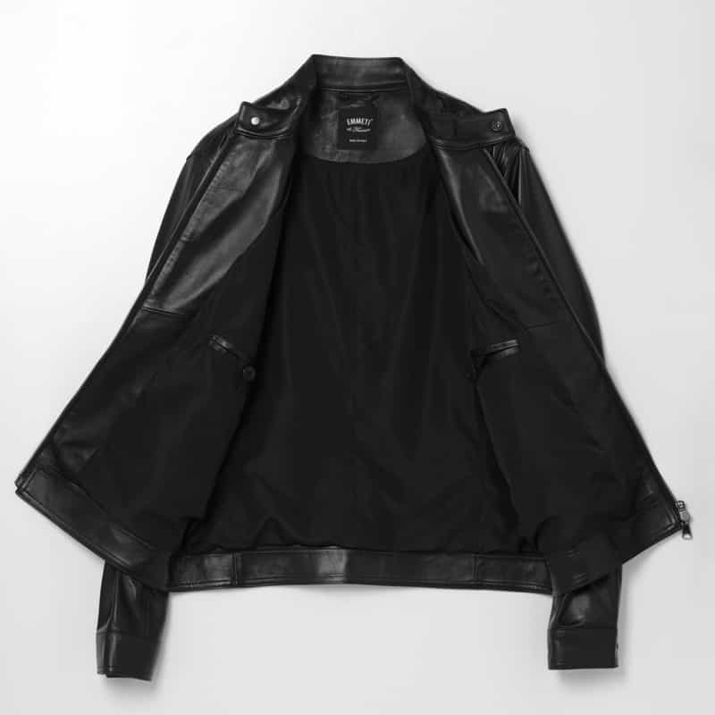 EMMETI EMMETI＜エンメティ＞ シングルライダースジャケット“JURI" BLACK