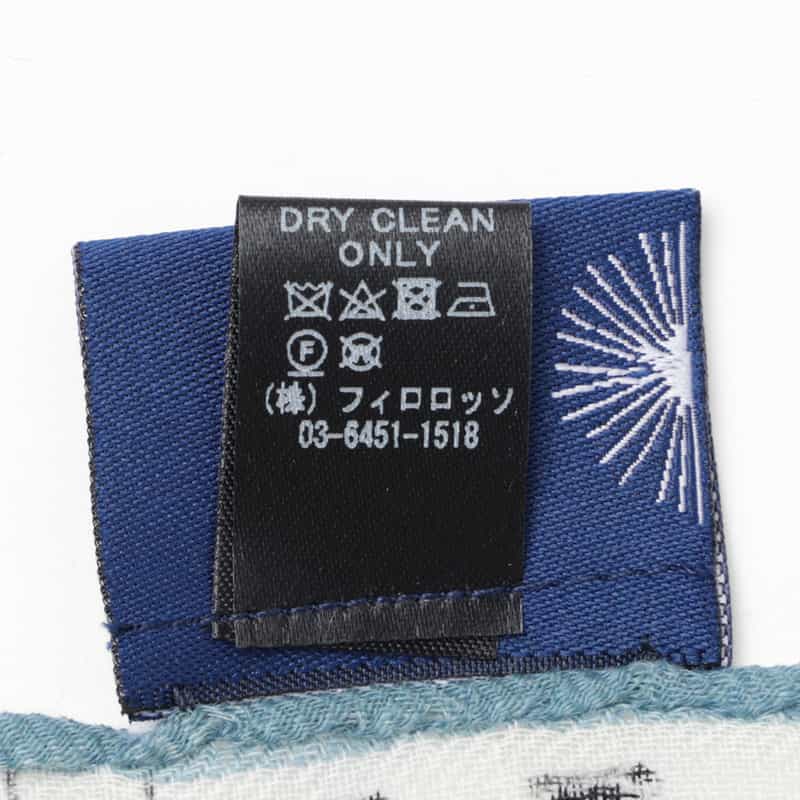 DIEFFE KINLOCH DIEFFE KINLOCH＜ディエッフェ キンロック＞ ウールスカーフ（サクレ・クール） BLUE