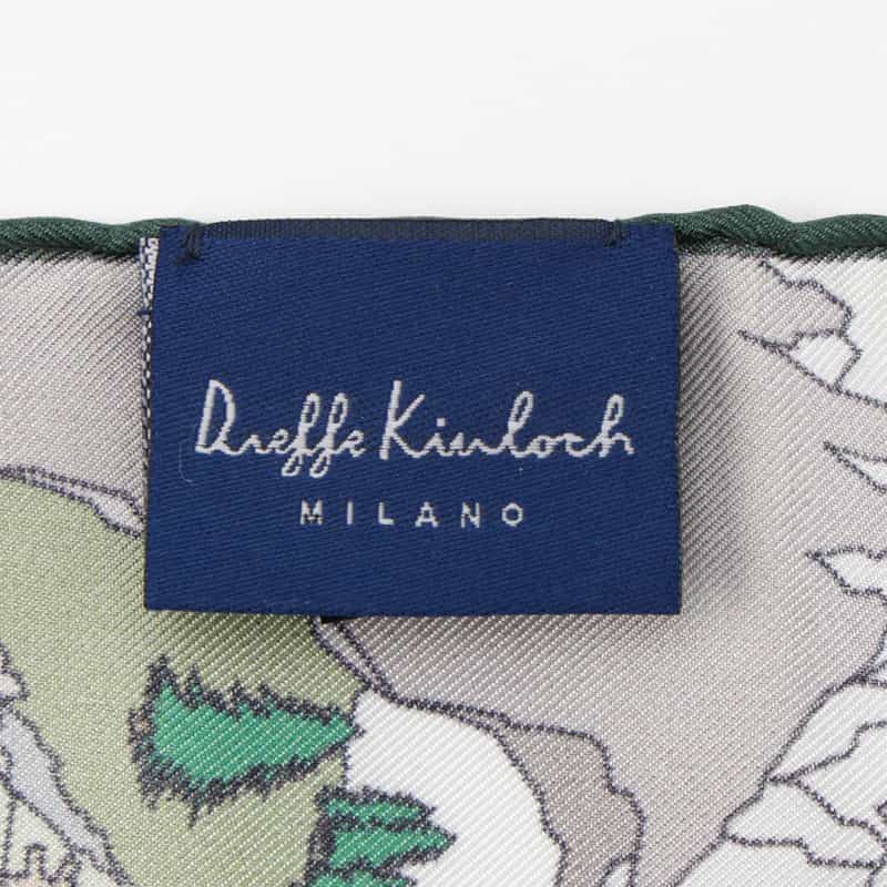 DIEFFE KINLOCH DIEFFE KINLOCH＜ディエッフェ キンロック＞ ポケットチーフ GREEN