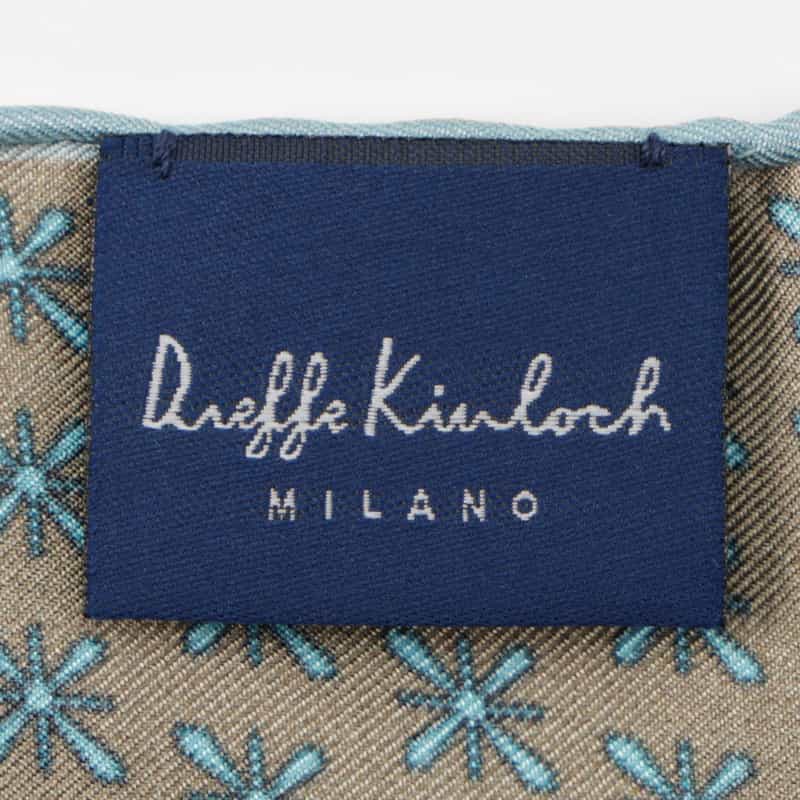 DIEFFE KINLOCH DIEFFE KINLOCH＜ディエッフェ キンロック＞ ポケットチーフ BROWN