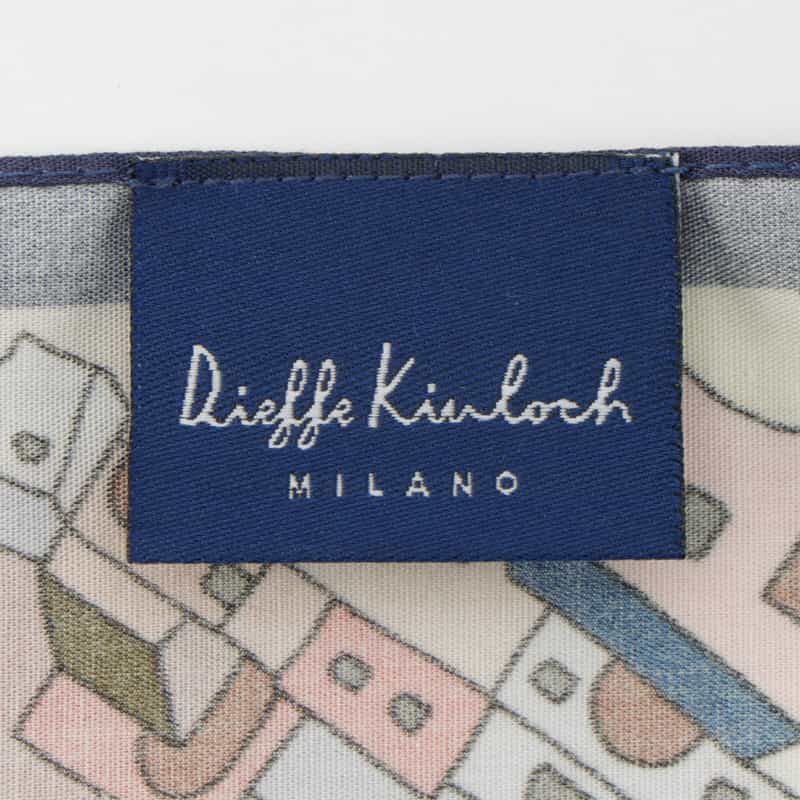 DIEFFE KINLOCH DIEFFE KINLOCH＜ディエッフェ キンロック＞ ハンカチ BLUE