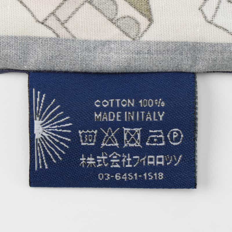 DIEFFE KINLOCH DIEFFE KINLOCH＜ディエッフェ キンロック＞ ハンカチ BLUE