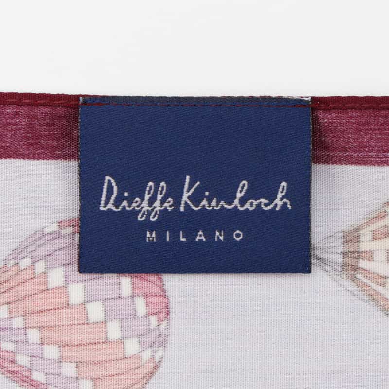 DIEFFE KINLOCH DIEFFE KINLOCH＜ディエッフェ キンロック＞ ハンカチ PURPLE