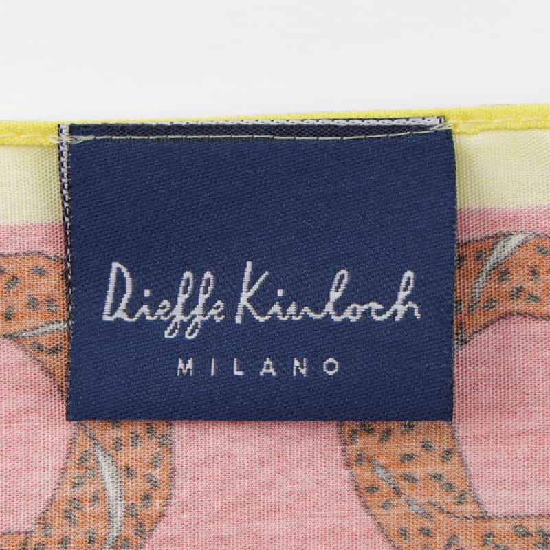 DIEFFE KINLOCH DIEFFE KINLOCH＜ディエッフェ キンロック＞ ハンカチ ORANGE