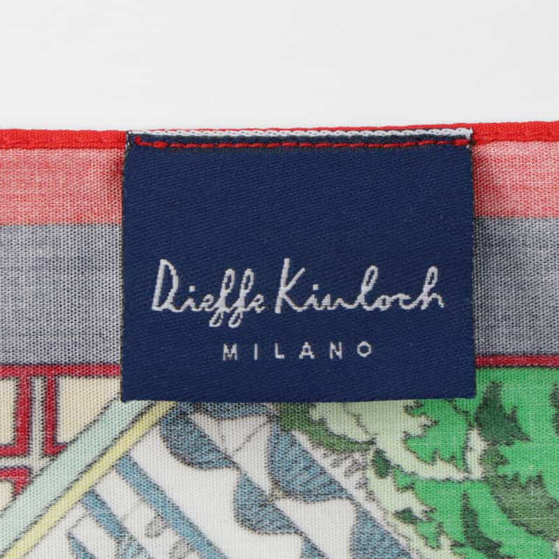 DIEFFE KINLOCH DIEFFE KINLOCH＜ディエッフェ キンロック＞ ハンカチ NAVY