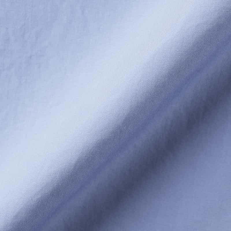 BARNEYS NEW YORK オーバーフィットカジュアルシャツ（THOMAS MASON社製コットン使用） BLUE
