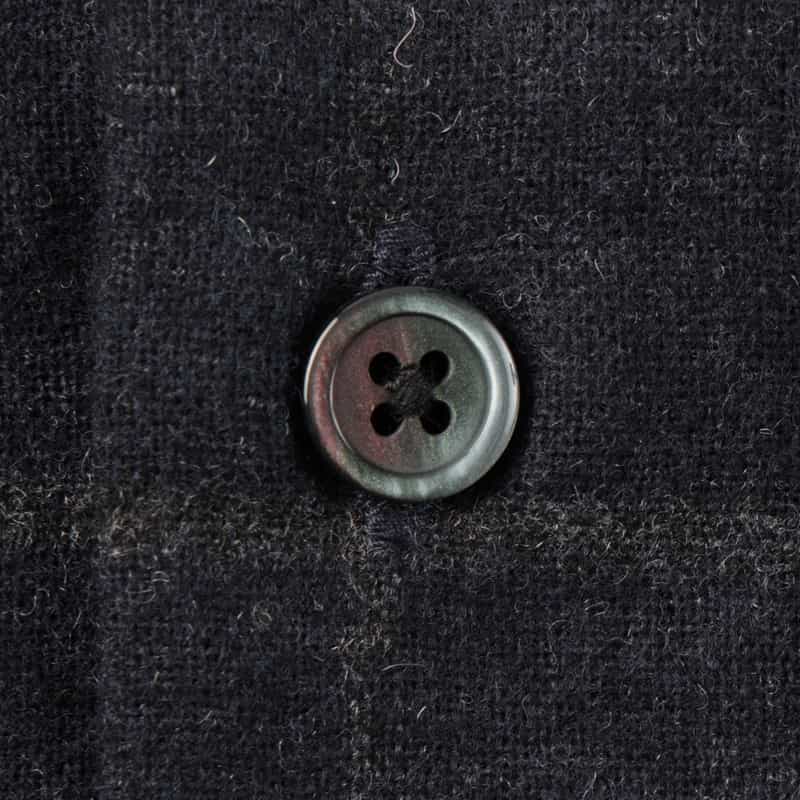 BARNEYS NEW YORK チェック柄カジュアルシャツ NAVY