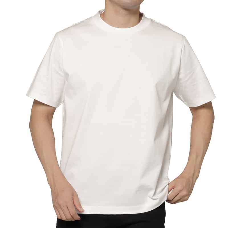 BARNEYS NEW YORK クルーネックコットンTシャツ WHITE
