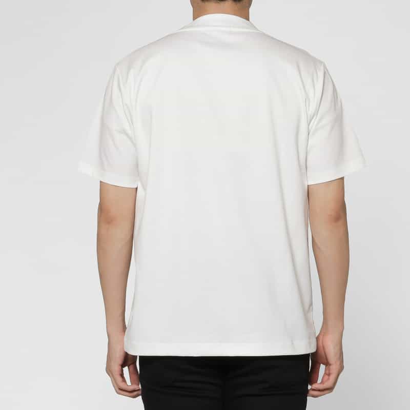 BARNEYS NEW YORK クルーネックコットンTシャツ WHITE