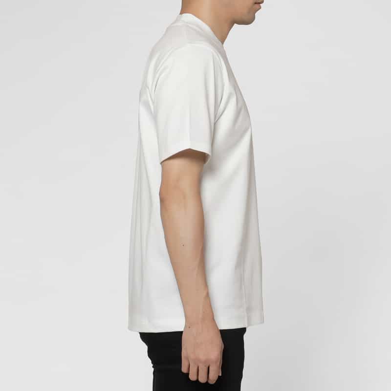 BARNEYS NEW YORK クルーネックコットンTシャツ WHITE