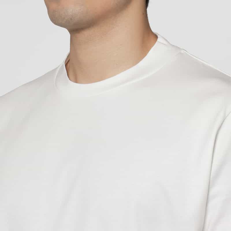 BARNEYS NEW YORK クルーネックコットンTシャツ WHITE