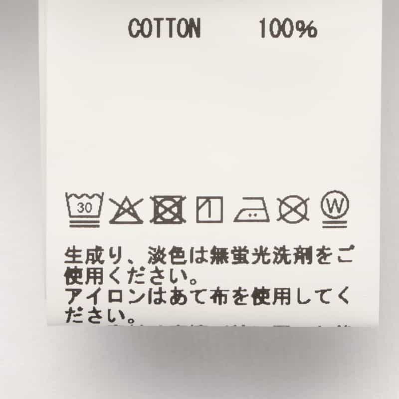BARNEYS NEW YORK クルーネックコットンTシャツ WHITE