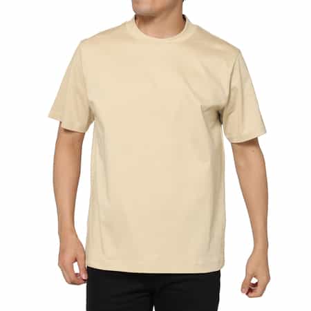 クルーネックコットンTシャツ