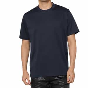 クルーネックコットンTシャツ