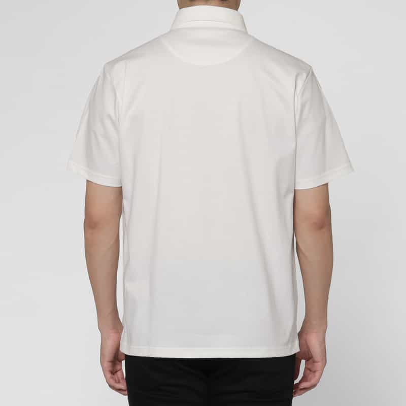 BARNEYS NEW YORK コットンポロシャツ WHITE